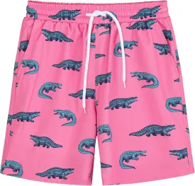 3/1 Pack Boys Swim Trunks UPF 50  Swim Shorts Kid Board Shorts with Mesh Lining Quick Dry Beachwear Swimsuit