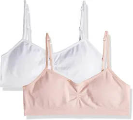 Hanes Girls' Big Seamless Foam Bra (Pack of 2)
