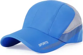HH HOFNEN Quick Dry Cap Lightweight Running Hats Outdoor Airy Mesh Adjustable Sports Sun Hat UV Protection Hat for Men Women