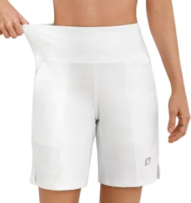 Quenteen Bermuda Shorts for Women 9" Knee Length Athletic Sweat Shorts High Waisted Yoga Jogger