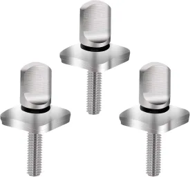 Sikawai Fin Screw 316 Stainless Steel No Tool Compatible with Long-Board and S-UP Surfing Accessories Pack of 3