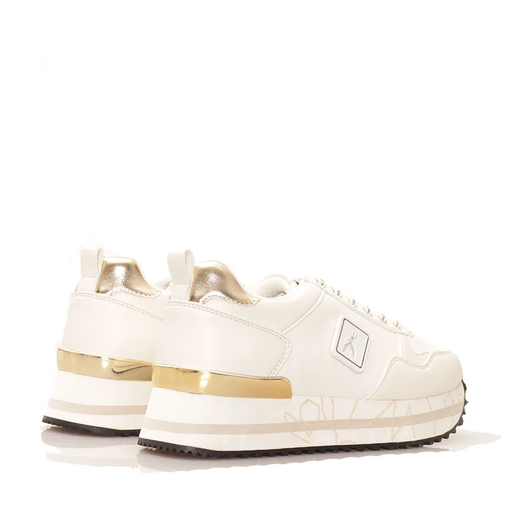 Sneakers Running PATRIZIA PEPE Girl linea Micro Running colore Off White