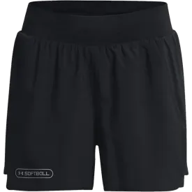 UA Women's Softball 2-in-1 Shorts