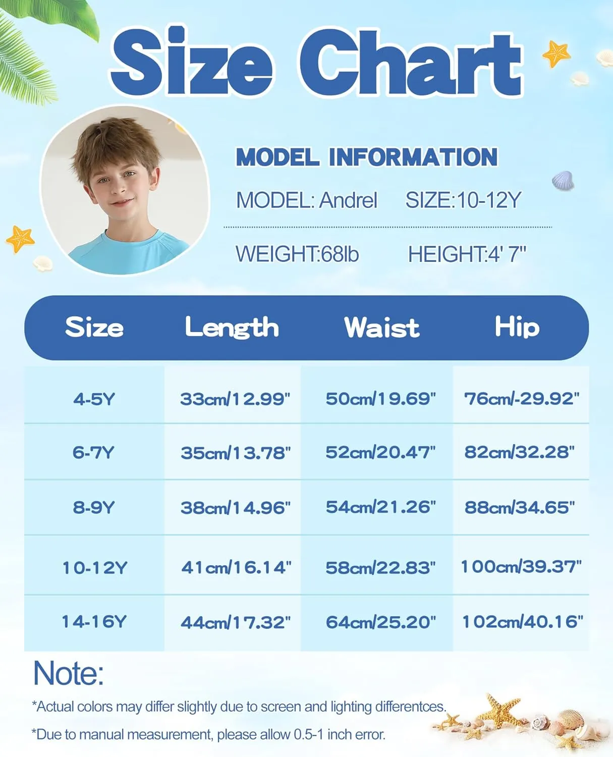 Youth Boys Swim Trunks with Compression Liner Swim Shorts Quick Dry Swimming Trunks Teen Kids Swimsuit Board Shorts
